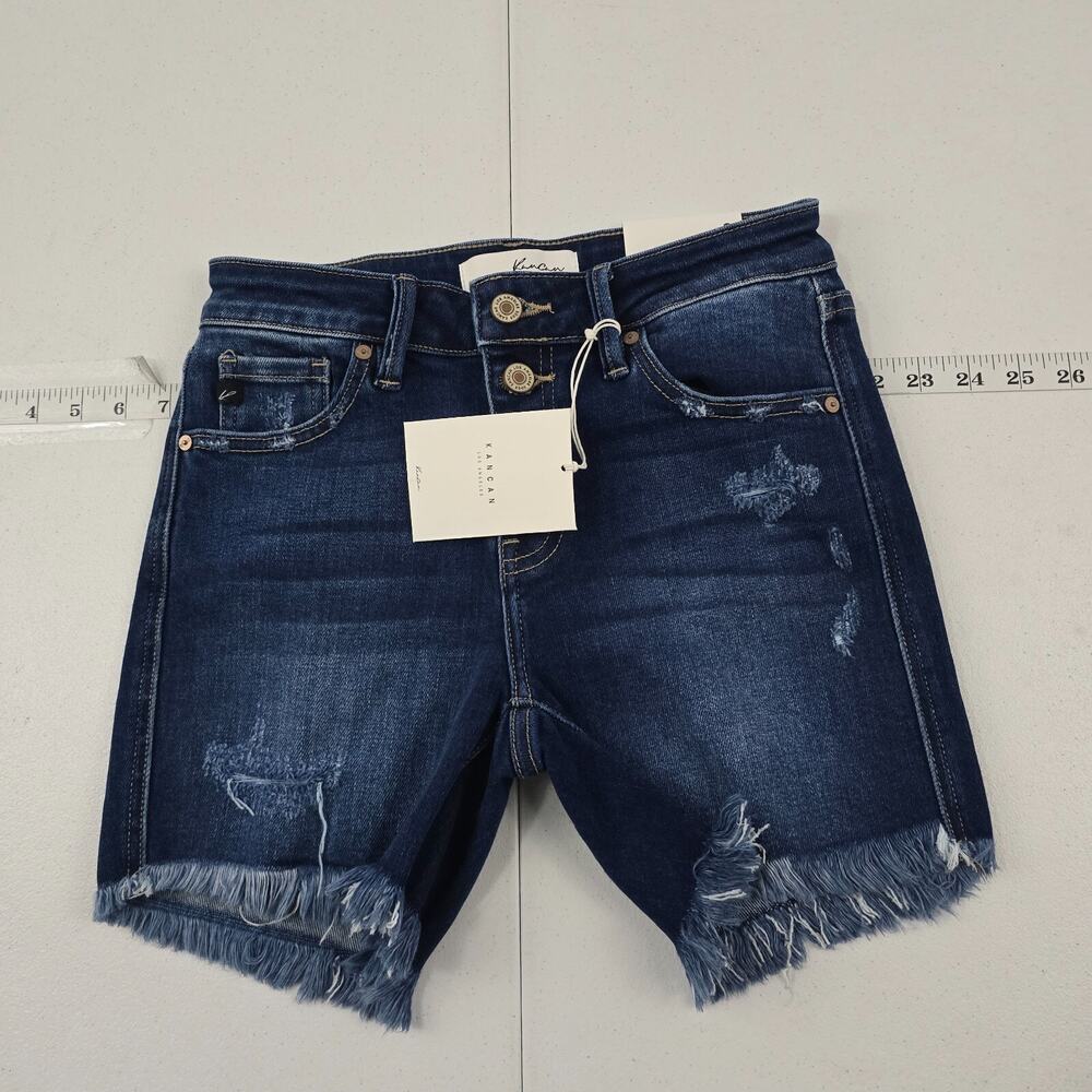 NWT‎ Kancan button fly jeans mid rise small womens 5463
